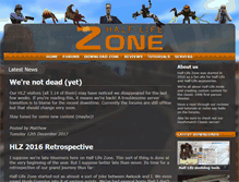 Tablet Screenshot of halflifezone.com